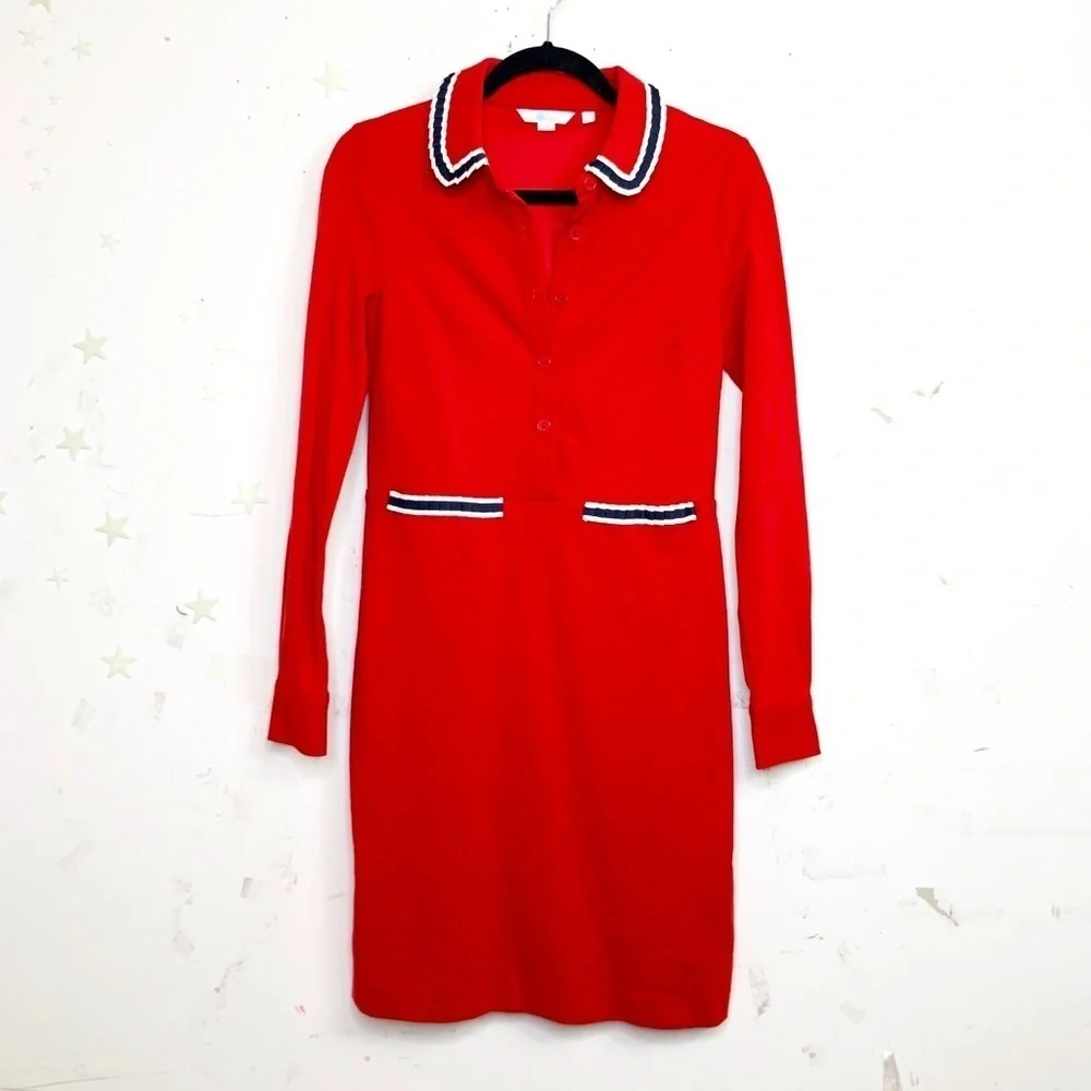 Boden red dress